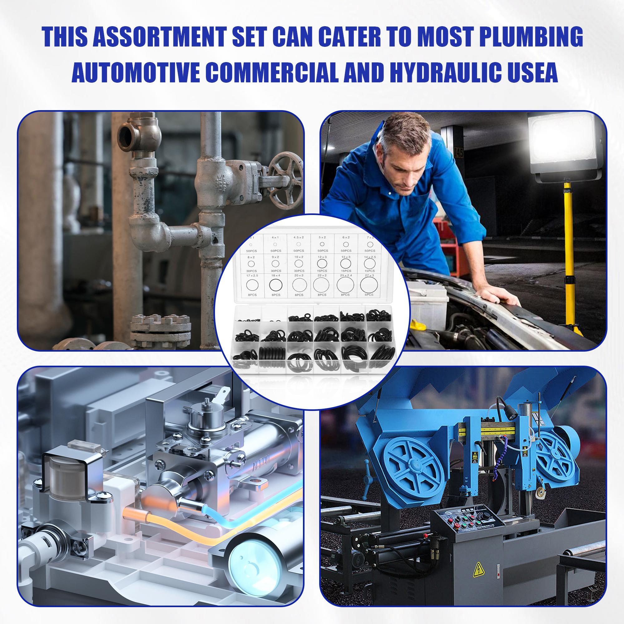 480pcs/set O-Ring Set For Easy Installation And Good Sealing Performance Wide Application Range
480pcs/set O-Ring Set For Easy Installation And Good Sealing Performance Wide Application Range