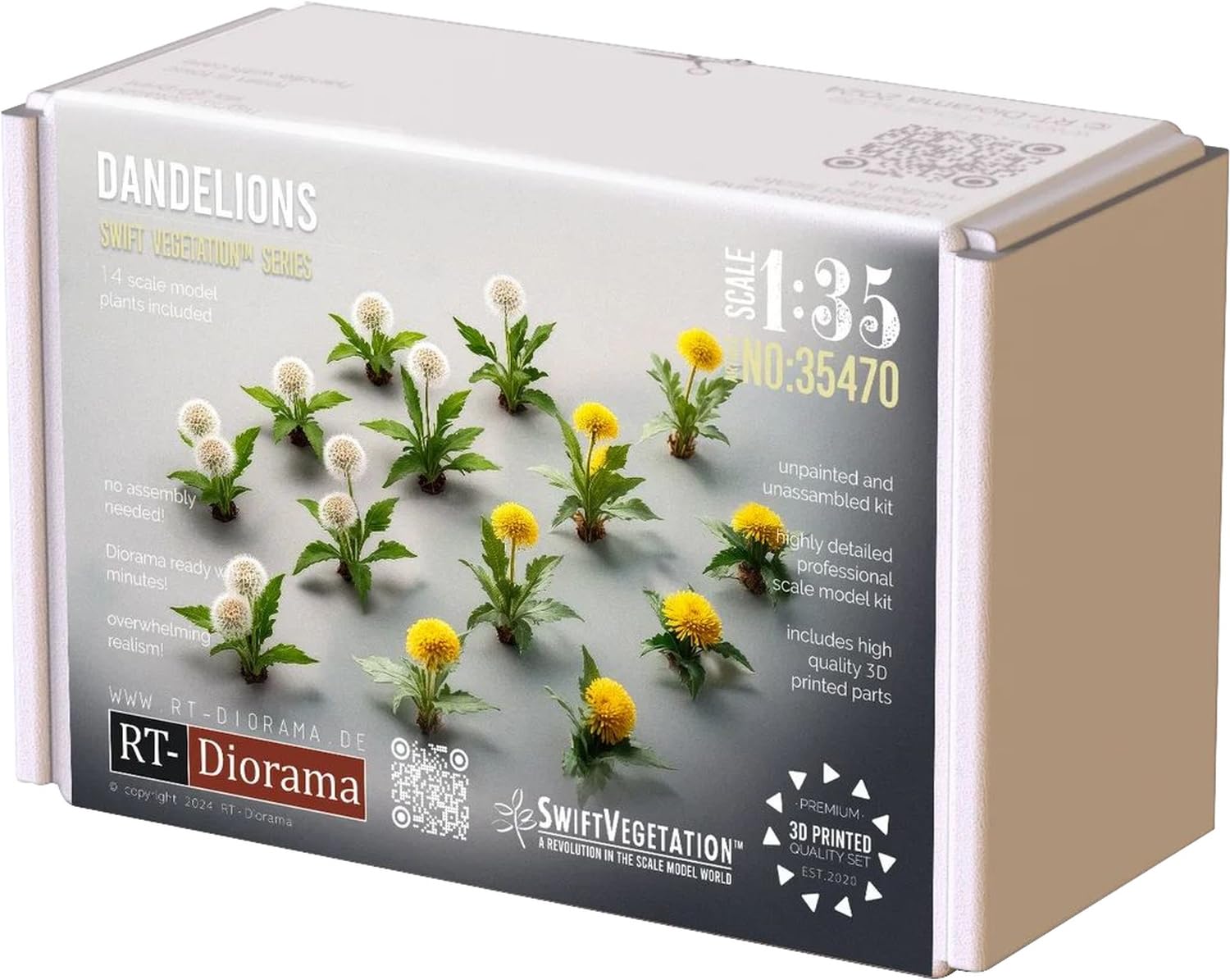RT Diorama Dandelion 14 plants included Diorama Scenery Model Kit RTD35470 1/35 (Scenery)
RT Diorama Dandelion 14 plants included Diorama Scenery Model Kit RTD35470 1/35 (Scenery)