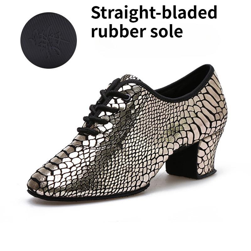 Dance Scarf Leather Teacher Shoes for Women - Adult Mid-Heel Sailor Dance Camouflage Shoes for Catwalk 34
Dance Scarf Leather Teacher Shoes for Women - Adult Mid-Heel Sailor Dance Camouflage Shoes for Catwalk 34