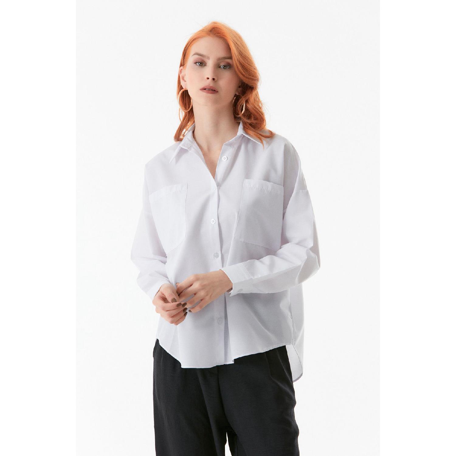 Повседневная рубашка с двойным карманом M белый
Повседневная рубашка с двойным карманом M белый