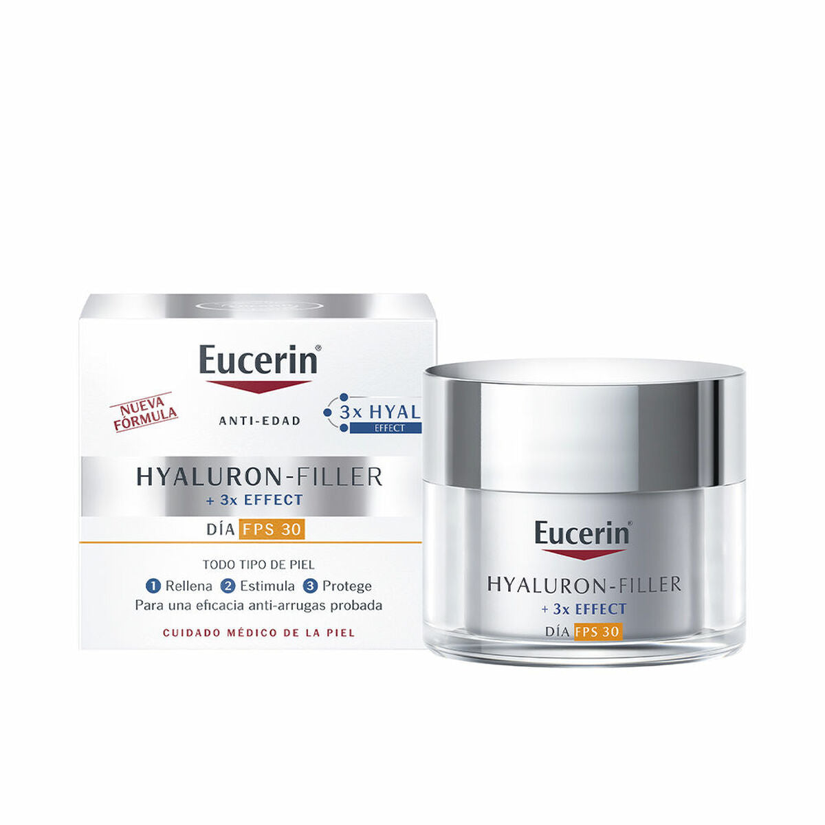 Eucerin Hyaluron Filler 3x Effect антивозрастной дневной гель 50 мл SPF 30
Eucerin Hyaluron Filler 3x Effect антивозрастной дневной гель 50 мл SPF 30