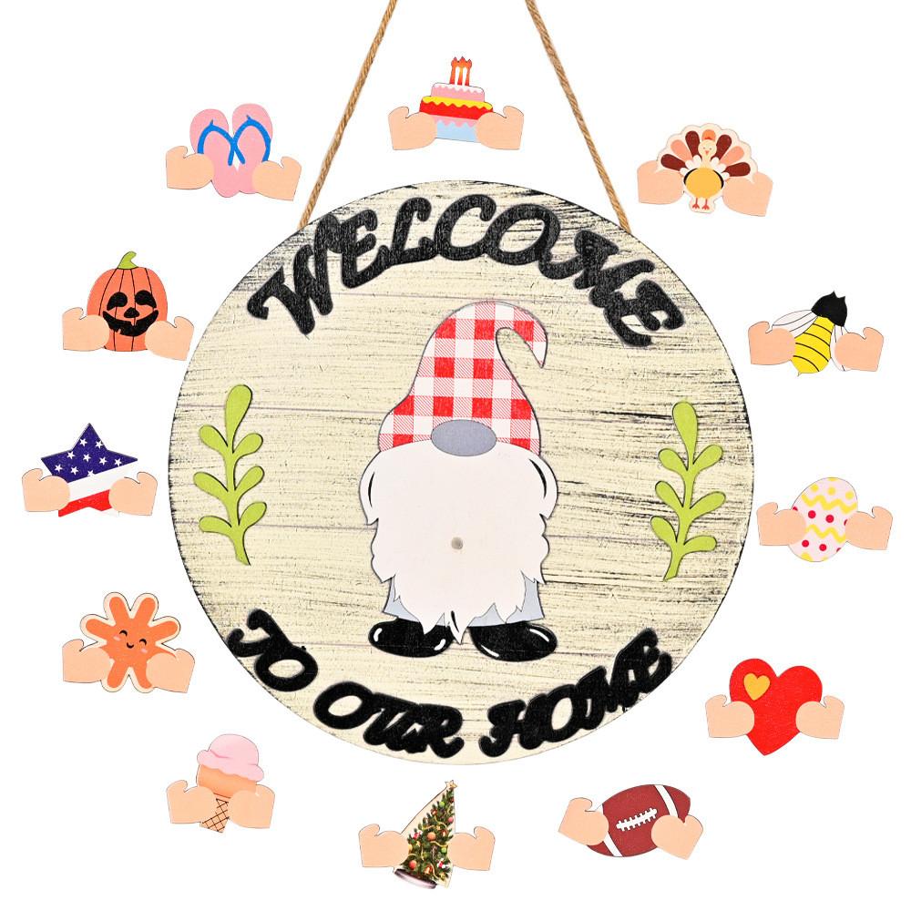 Очаровательный деревянный рождественский подвес на дверь в виде Рудольфа с настраиваемыми приветственными аксессуарами для праздничного декора стены
Очаровательный деревянный рождественский подвес на дверь в виде Рудольфа с настраиваемыми приветственными аксессуарами для праздничного декора стены