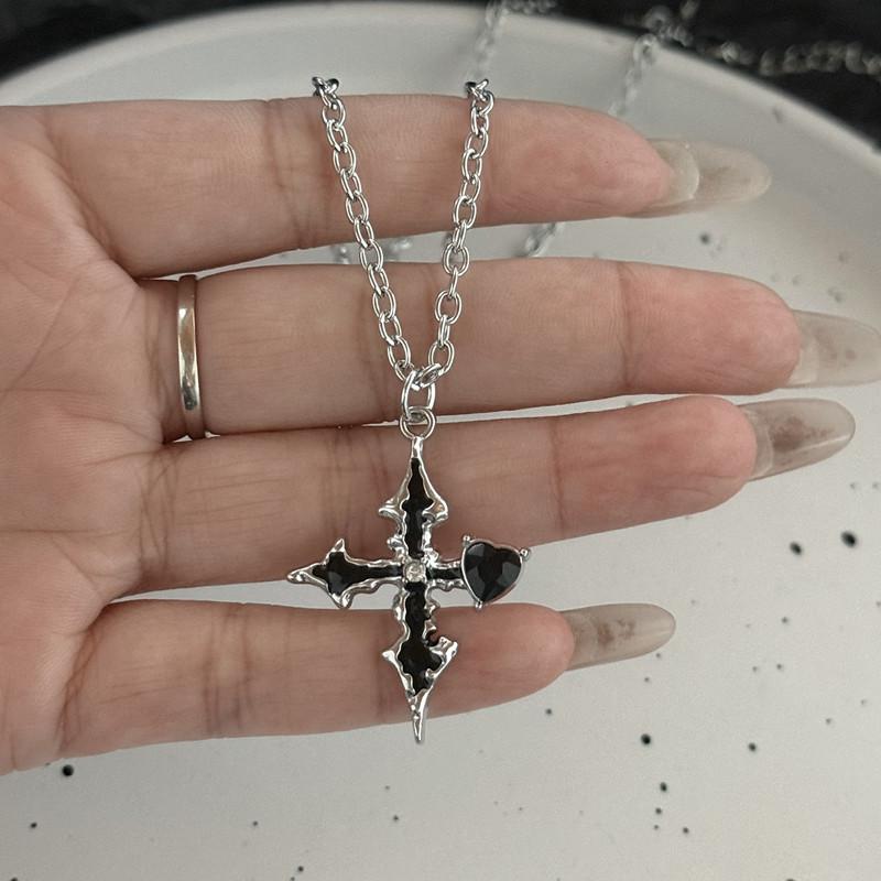 Harajuku Black Gothic Bat Spider Cross Pendant Necklace Unisex Grunge Style Halloween Jewelry Accessory
Harajuku Black Gothic Bat Spider Cross Pendant Necklace Unisex Grunge Style Halloween Jewelry Accessory