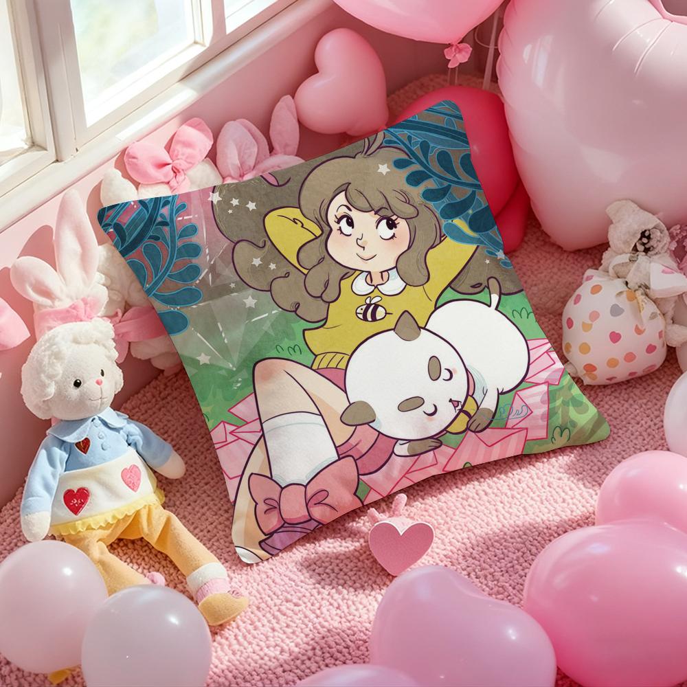 B-Bee And P-Puppycat Anime Cushion Cover Pattern Printed Pillowcase for Living Room Sofa Cushion Cover & Bedroom Decor 12x12Inch
B-Bee And P-Puppycat Anime Cushion Cover Pattern Printed Pillowcase for Living Room Sofa Cushion Cover & Bedroom Decor 12x12Inch