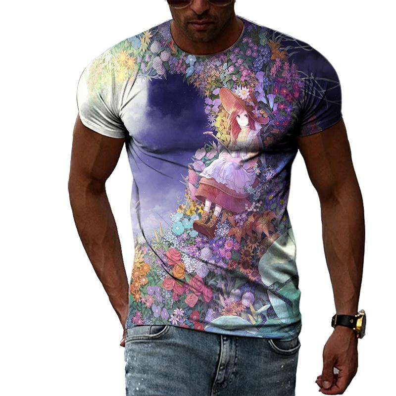 Летние повседневные тренды, мужские футболки с героями мультфильмов «Волшебный аниме», HD 3D принт, хип-хоп, Harajuku, индивидуальный топ с круглым вырезом и короткими рукавами S
Летние повседневные тренды, мужские футболки с героями мультфильмов «Волшебный аниме», HD 3D принт, хип-хоп, Harajuku, индивидуальный топ с круглым вырезом и короткими рукавами S