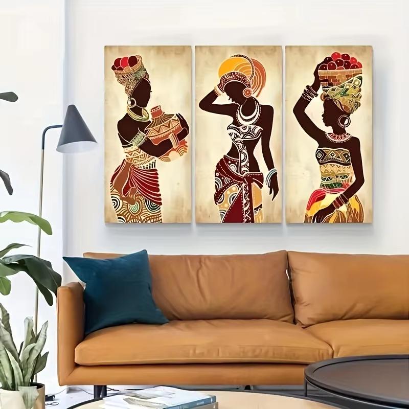3-Piece Set African American Women Oil Paintings, Vintage Wall Art for Living Room and Bedroom Decor, Frameless Posters and Prin (as the picture,20x30cm-3pcs)
3-Piece Set African American Women Oil Paintings, Vintage Wall Art for Living Room and Bedroom Decor, Frameless Posters and Prin (as the picture,20x30cm-3pcs)