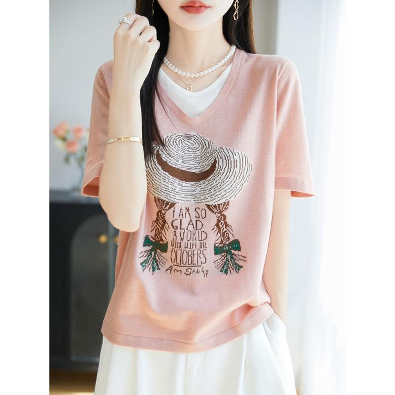 Striped Color-blocking V-neck Short-sleeved T-shirt A New Summer Fashion and Casual Top with A Refined Style XL жовтий
Striped Color-blocking V-neck Short-sleeved T-shirt A New Summer Fashion and Casual Top with A Refined Style XL жовтий