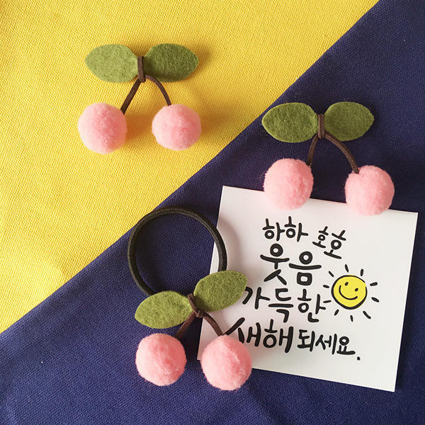 Милые волосы женский стиль плюшевая заколка для волос милое тканевое кольцо для волос веревка аксессуары розовый