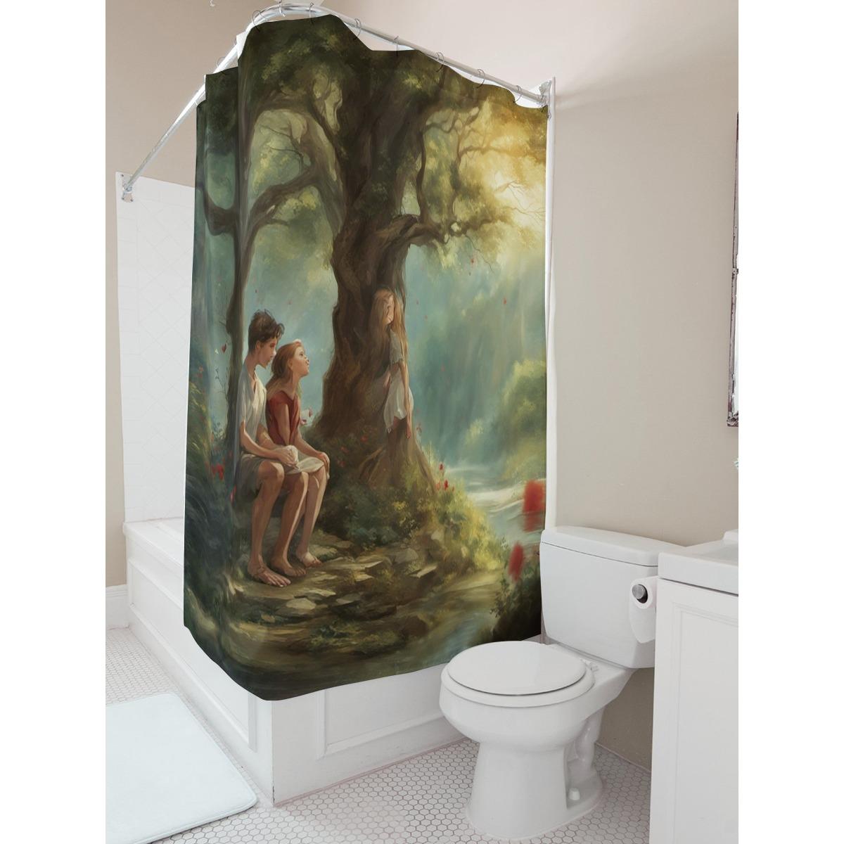 Enchanted Forest Waterproof Shower Curtain W60H190(CM)-1 Pcs
Enchanted Forest Waterproof Shower Curtain W60H190(CM)-1 Pcs