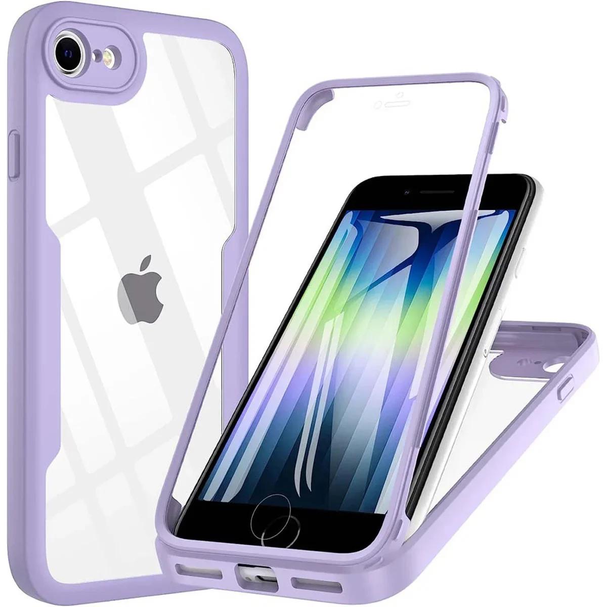 360 Full Body Double Side Screen Protector Case For iPhone SE 2020 SE 2022 iPhone 8 iPhone 7 Shockproof Phone Cover For iPhone SE 2022 зелений
360 Full Body Double Side Screen Protector Case For iPhone SE 2020 SE 2022 iPhone 8 iPhone 7 Shockproof Phone Cover For iPhone SE 2022 зелений