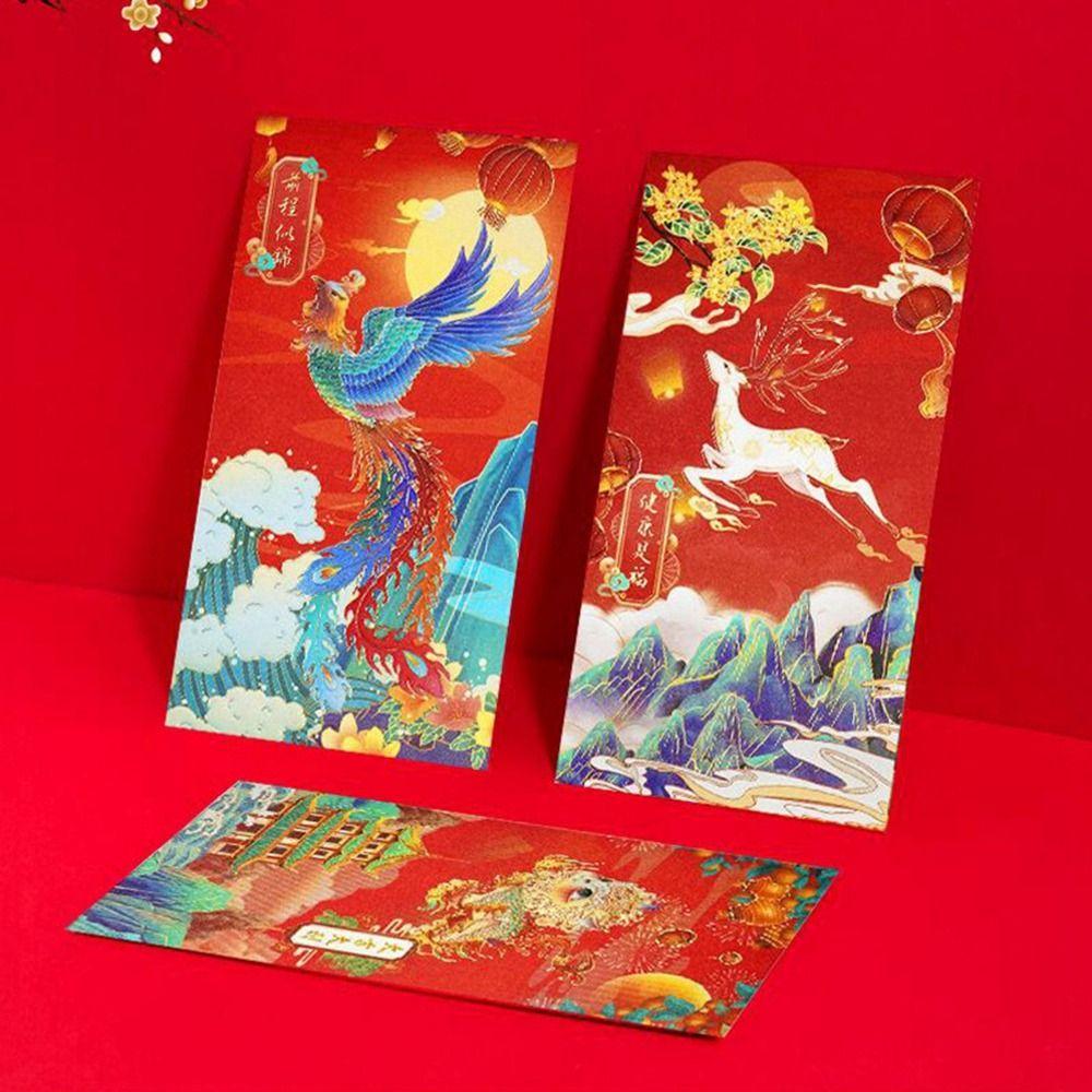 Decoration Blessing Hot-Stamping Lucky Money Bless Pocket Red Pocket Chinese New Year Red Envelope B
Decoration Blessing Hot-Stamping Lucky Money Bless Pocket Red Pocket Chinese New Year Red Envelope B