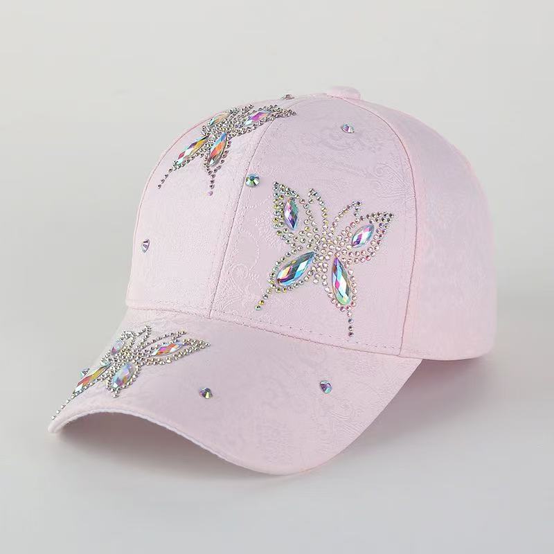 1PC Face Cloth Rhinestone Butterfly Baseball Cap Female Korean Version Fashion Versatile Cap Commuter Sunscreen Hat Tide рожевий
1PC Face Cloth Rhinestone Butterfly Baseball Cap Female Korean Version Fashion Versatile Cap Commuter Sunscreen Hat Tide рожевий