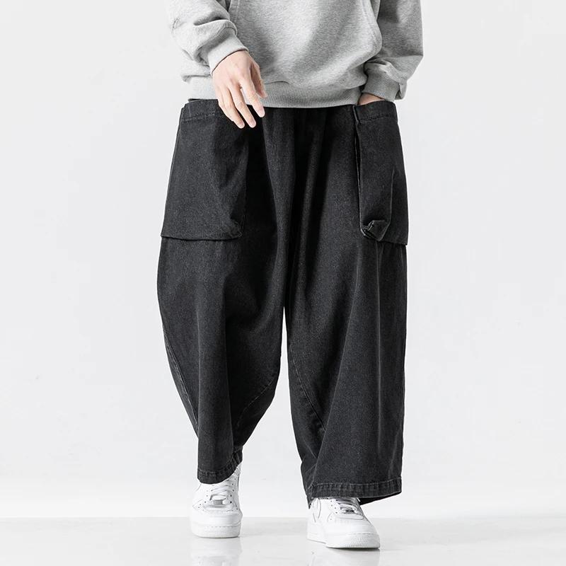 Осенняя мода Джинсы мужские Свободные брюки с широкими штанинами Мужские Винтажная уличная одежда Брюки карго Мужские Хип-хоп Большой карман Джинсовые брюки 5XL чёрный
Осенняя мода Джинсы мужские Свободные брюки с широкими штанинами Мужские Винтажная уличная одежда Брюки карго Мужские Хип-хоп Большой карман Джинсовые брюки 5XL чёрный