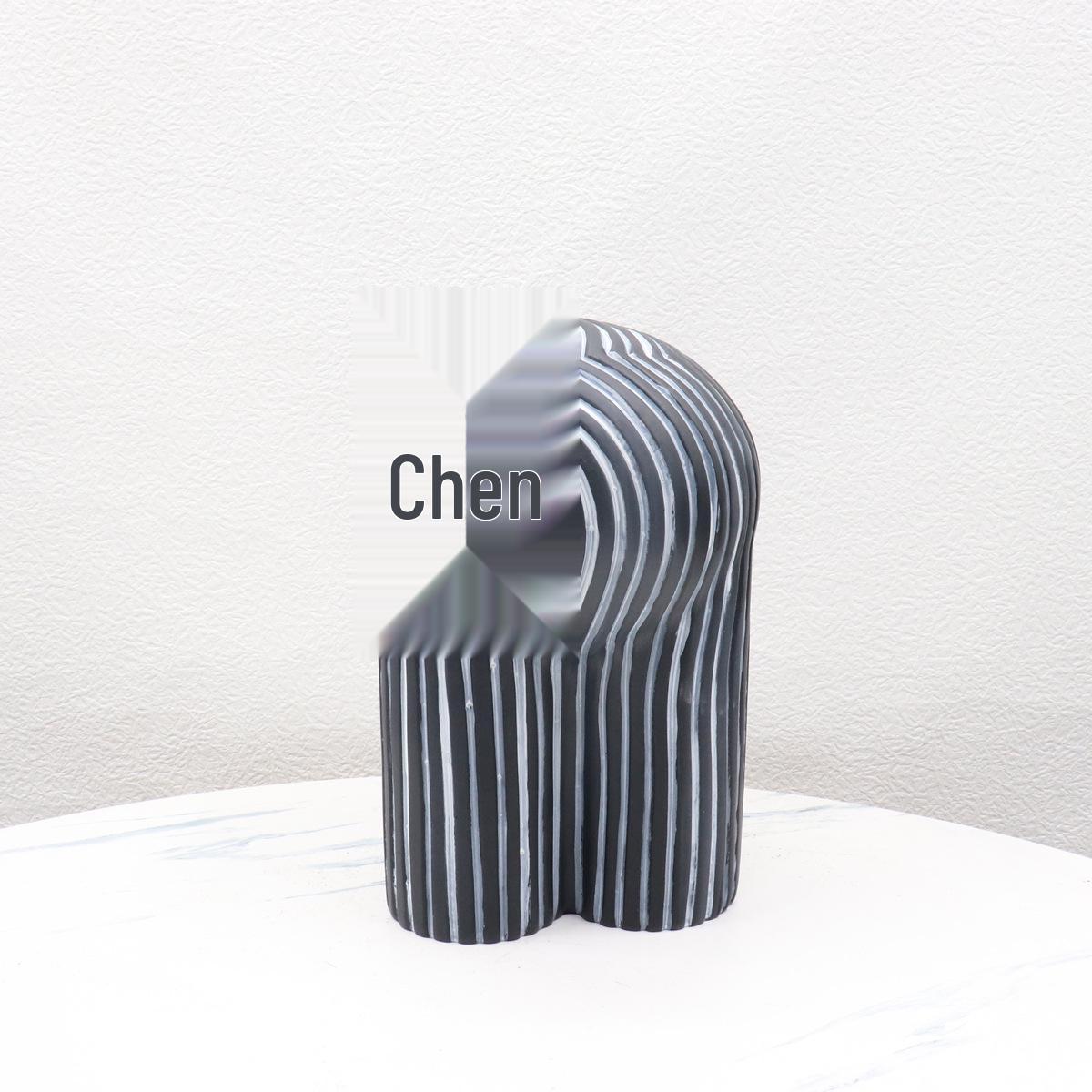 Modern Black & White Striped Flower Vase: Luxury Art Decor for TV Cabinet & Entrance Hall
Modern Black & White Striped Flower Vase: Luxury Art Decor for TV Cabinet & Entrance Hall