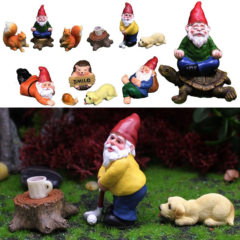 Landscape Bonsai Ornaments Resin Dwarf Statue Cartoon Animal Miniature Gnome Figurines Fairy Garden 2
Landscape Bonsai Ornaments Resin Dwarf Statue Cartoon Animal Miniature Gnome Figurines Fairy Garden 2
