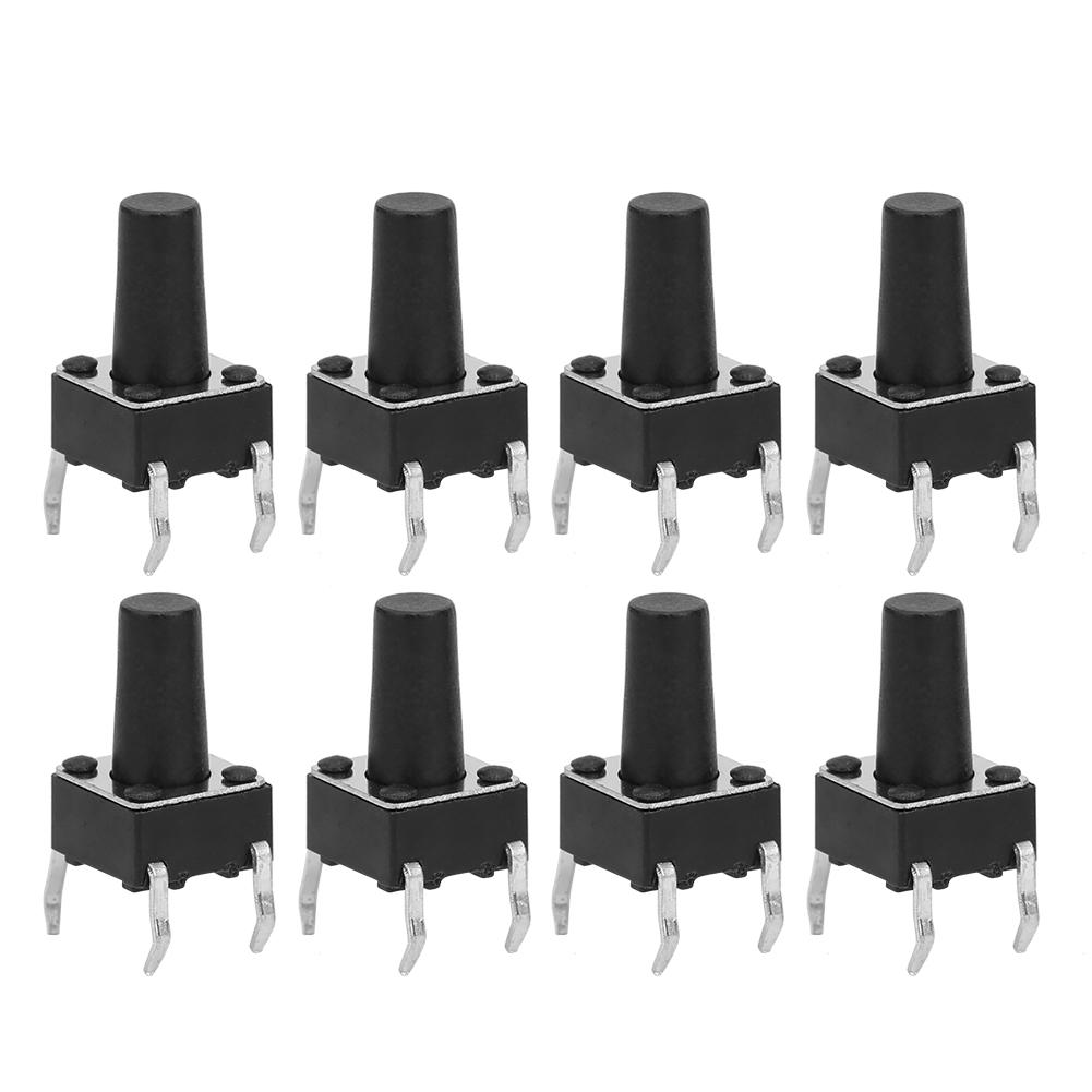 100PCs Momentary Tactile Button Switch Industrial Accessory Quick Response DIP 6 x 6 x 10mm
100PCs Momentary Tactile Button Switch Industrial Accessory Quick Response DIP 6 x 6 x 10mm