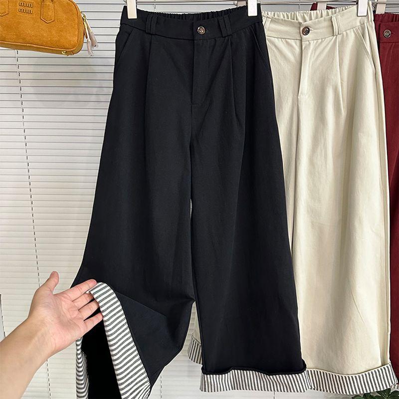 Европейские товары Осенняя одежда Лампасы с отворотами Красные брюки прямого кроя Анкела
Европейские товары Осенняя одежда Лампасы с отворотами Красные брюки прямого кроя Анкела