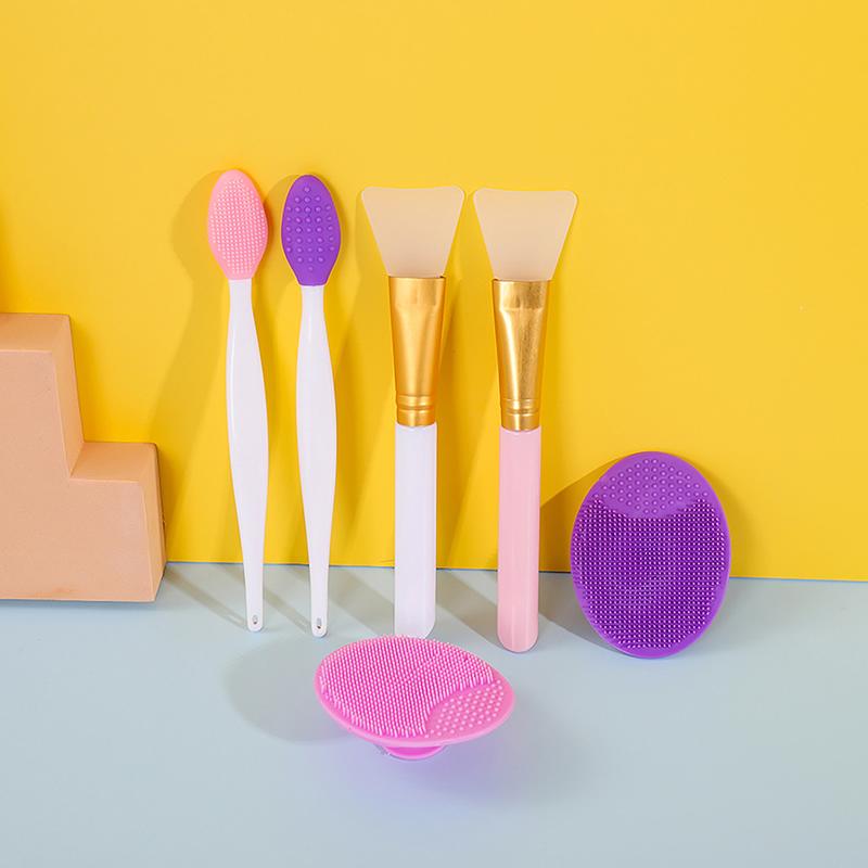 Silicone Lip Exfoliating Facial Cleansing Brush Face Scrub Nose Clean Brush Blackhead Remover Double-Sided Beauty Skin Care Tool
Silicone Lip Exfoliating Facial Cleansing Brush Face Scrub Nose Clean Brush Blackhead Remover Double-Sided Beauty Skin Care Tool