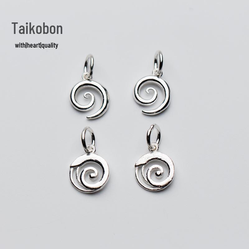 Sterling Silver Spiral Pendant Charm - DIY Handmade Jewelry Accessory S925 S0457 Size 2
Sterling Silver Spiral Pendant Charm - DIY Handmade Jewelry Accessory S925 S0457 Size 2