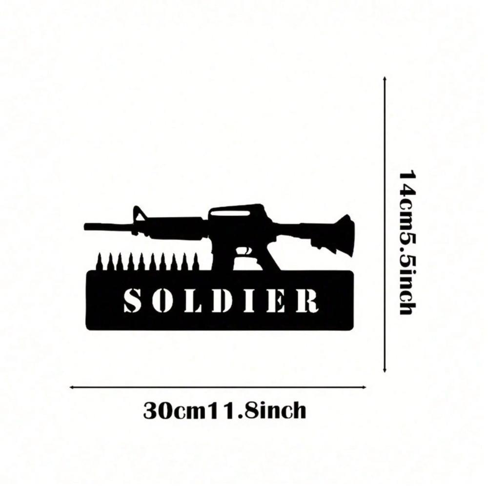 Vintage Metal Soldier Sculpture Wall Art Home Decor Outdoor Garden Ornament Unique Memorial Gift For Men Veteran TY3631
Vintage Metal Soldier Sculpture Wall Art Home Decor Outdoor Garden Ornament Unique Memorial Gift For Men Veteran TY3631