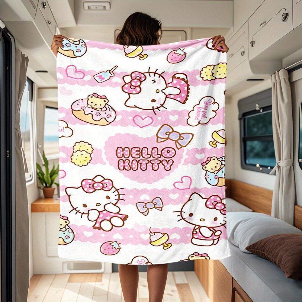 1pc Hello, Kitty, Sweet RV Blanket, Digital Printed Flannel Blanket, Multi-Purpose Four Seasons Hypoallergenic Quilt for Sofa, Bed, Office, 130x150cm
1pc Hello, Kitty, Sweet RV Blanket, Digital Printed Flannel Blanket, Multi-Purpose Four Seasons Hypoallergenic Quilt for Sofa, Bed, Office, 130x150cm