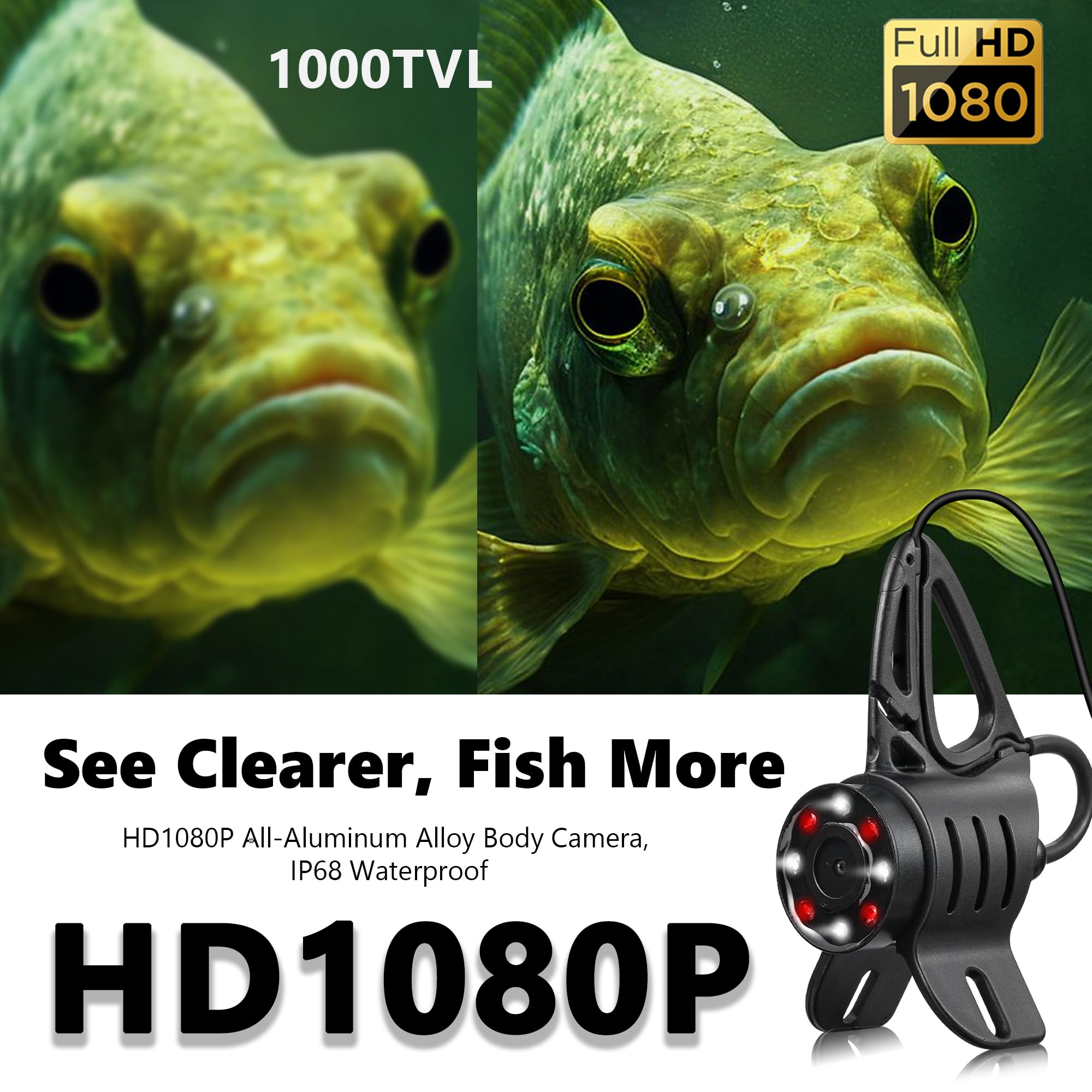 Подводная камера для рыбалки 1080P, аккумулятор 10000 мАч, камера для подледной рыбалки, камера для зимней рыбалки
Подводная камера для рыбалки 1080P, аккумулятор 10000 мАч, камера для подледной рыбалки, камера для зимней рыбалки