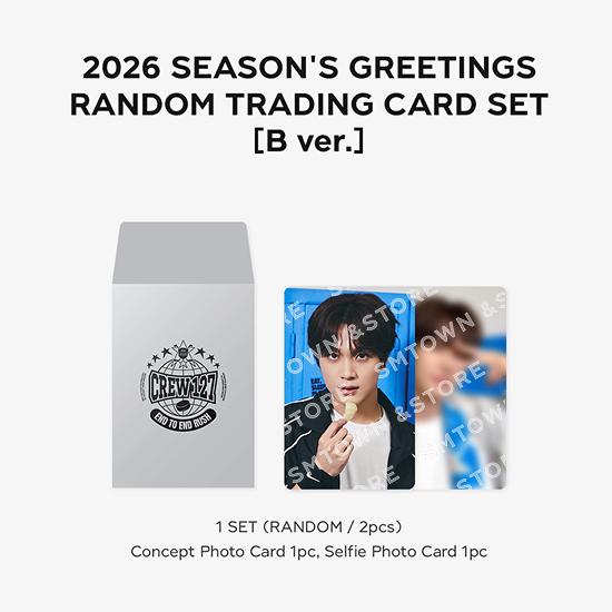 Предзаказ 2026 SM Artist Season s Greetings NCT 127 Торговая карта B ver. Random 1 pack
Предзаказ 2026 SM Artist Season s Greetings NCT 127 Торговая карта B ver. Random 1 pack