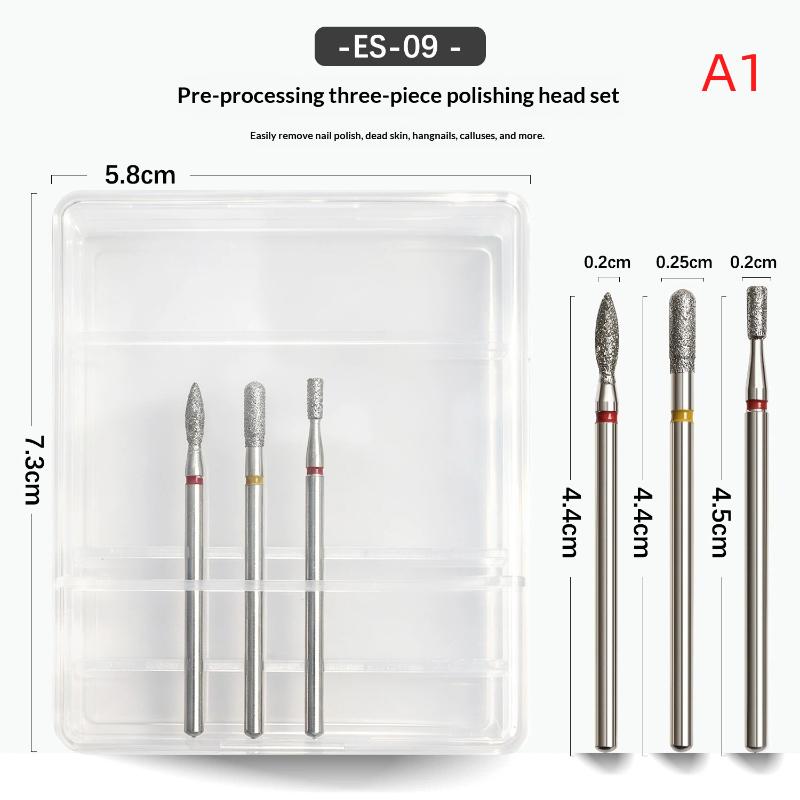 3Pcs/Set Nail Drill Bits Diamond Cutters For Manicure Cuticle Burr Milling Cutter For Pedicure Nails Accessories Tools A1
3Pcs/Set Nail Drill Bits Diamond Cutters For Manicure Cuticle Burr Milling Cutter For Pedicure Nails Accessories Tools A1
