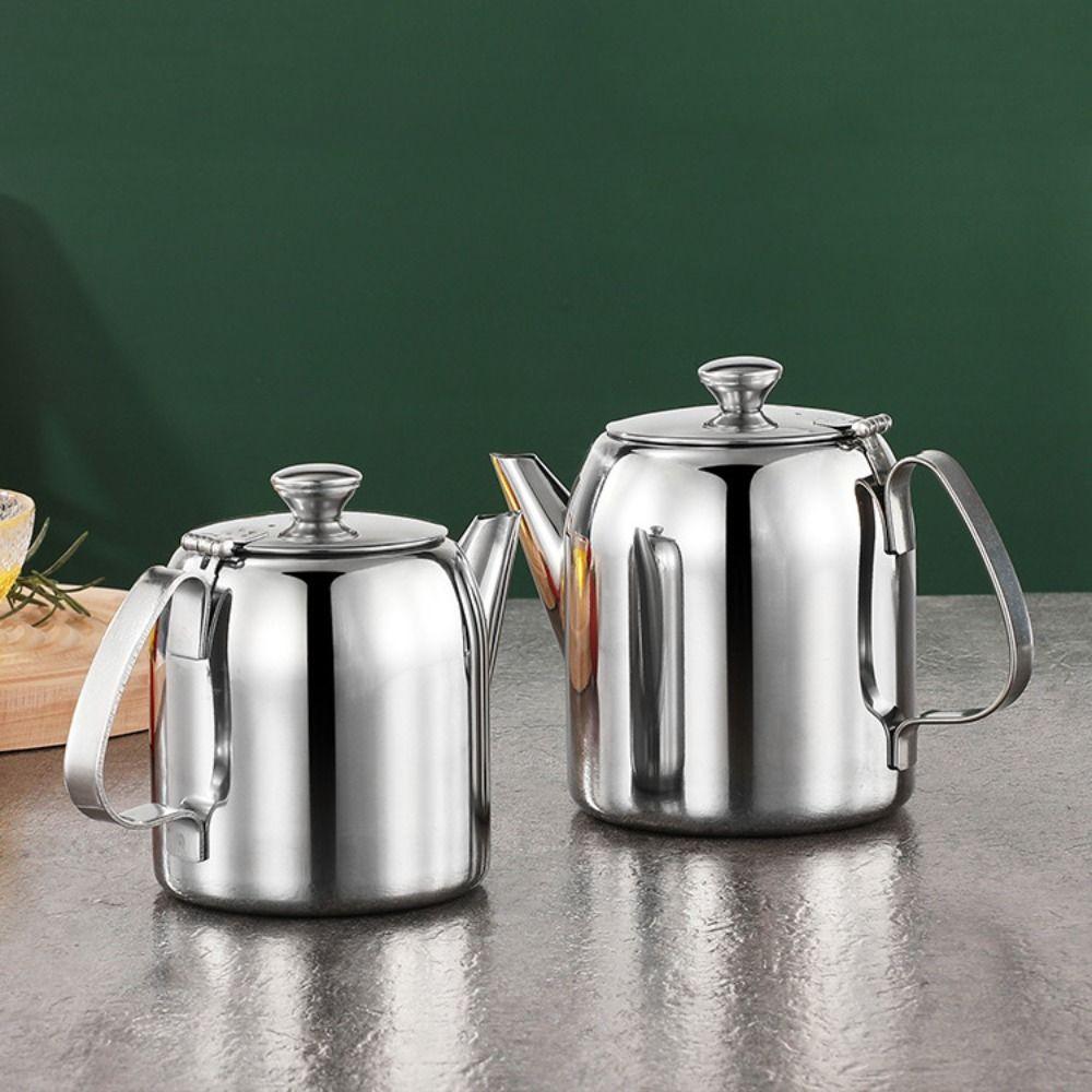 Short Spout Stainless Steel Coffee Pot with Handle Cold Kettle Multifunctional Teapot Restaurant 20oz
Short Spout Stainless Steel Coffee Pot with Handle Cold Kettle Multifunctional Teapot Restaurant 20oz