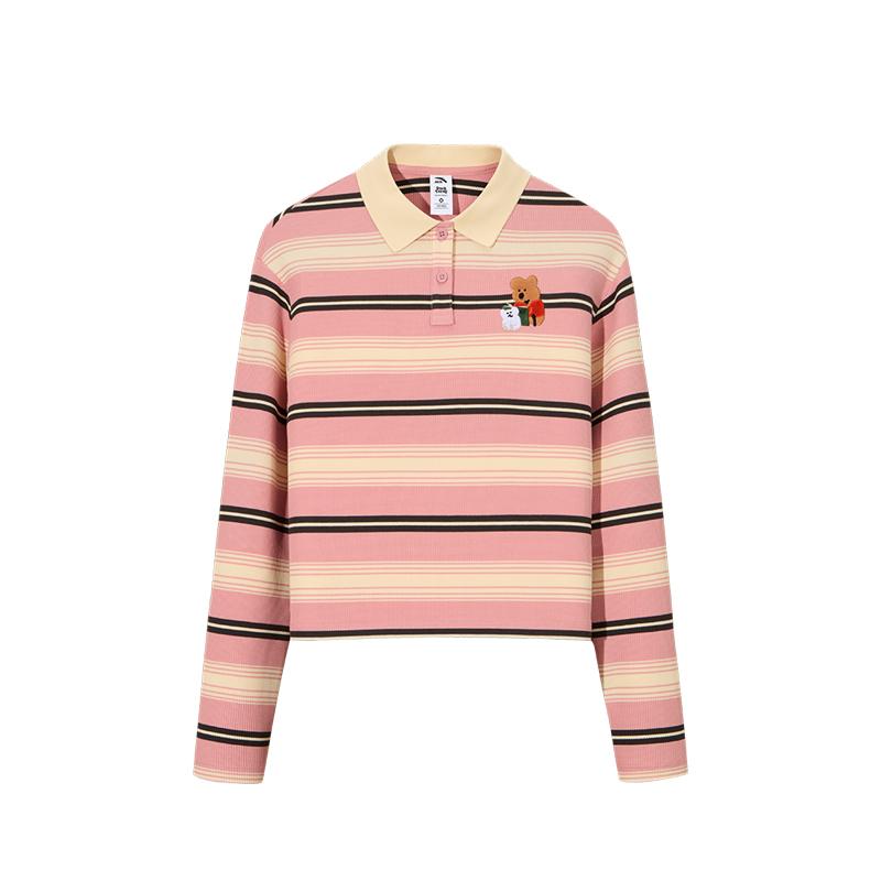 Коллаборация Anta X Cute Town Серия Life Поло в полоску с цветными блоками Свободная футболка с длинным рукавом Женские топы 162548404-1 M
Коллаборация Anta X Cute Town Серия Life Поло в полоску с цветными блоками Свободная футболка с длинным рукавом Женские топы 162548404-1 M