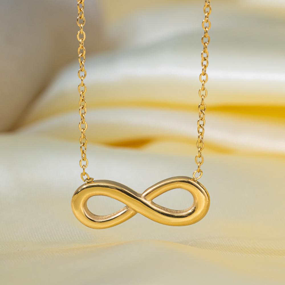 Infinity Love Figure Eight Neckla Titanium Steel Collarbone Chain Minimalist Jewelry Set Versatile Birthday Gift for Women
Infinity Love Figure Eight Neckla Titanium Steel Collarbone Chain Minimalist Jewelry Set Versatile Birthday Gift for Women