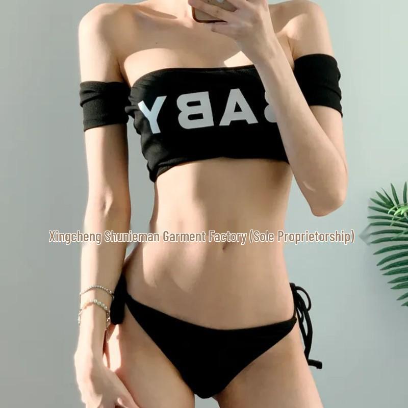 Women s Halter Bikini Swimsuit with Letter Print and Wireless Bandeau – Sexy Cross-Back Design L чёрный
Women s Halter Bikini Swimsuit with Letter Print and Wireless Bandeau – Sexy Cross-Back Design L чёрный