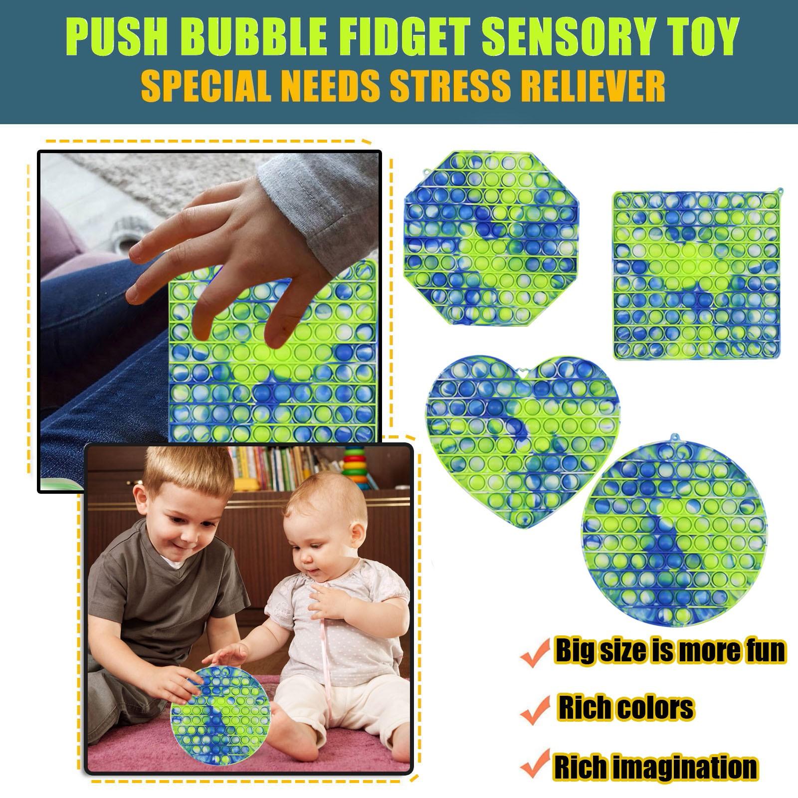 Сенсорная игрушка-пузырь, 1 шт., средство для снятия стресса для особых потребностей
Сенсорная игрушка-пузырь, 1 шт., средство для снятия стресса для особых потребностей