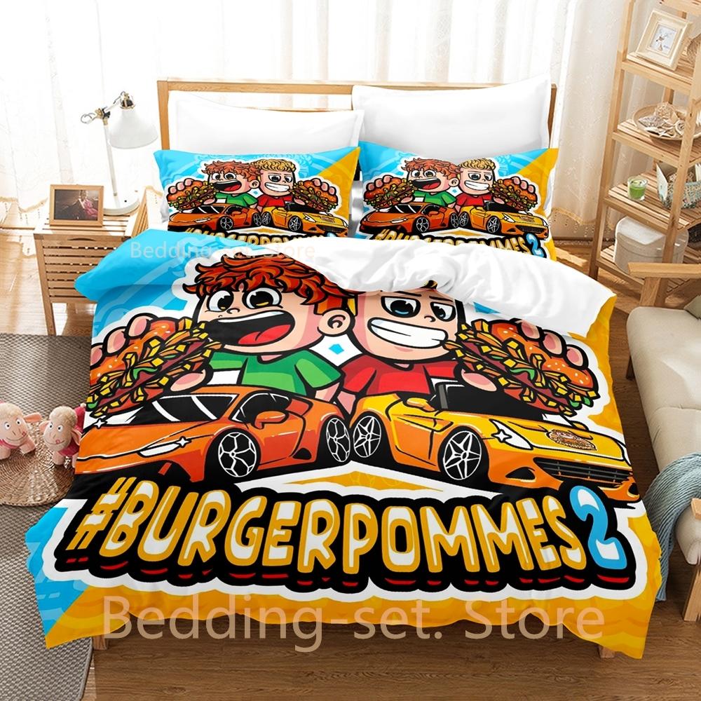 Burgerpommes Elerkopf Bedding Set Single Twin Full Queen King Size Bed Set Icrimax Bedroom Duvetcover Sets Lukasbs Bed 180*220cm 3pcs
Burgerpommes Elerkopf Bedding Set Single Twin Full Queen King Size Bed Set Icrimax Bedroom Duvetcover Sets Lukasbs Bed 180*220cm 3pcs