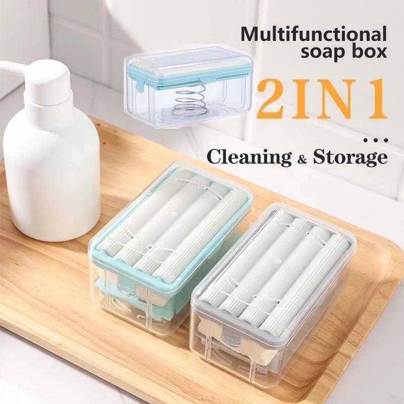 New Usage Roller Type Dish Holder For Toliet Soap Box Plastic Storage Container With Drain Water Bathroom Gadgets
New Usage Roller Type Dish Holder For Toliet Soap Box Plastic Storage Container With Drain Water Bathroom Gadgets