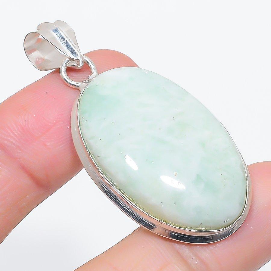 Natural Amazonite Gemstone 925 Sterling Silver Jewelry Pendant 2.05 G2W81
Natural Amazonite Gemstone 925 Sterling Silver Jewelry Pendant 2.05 G2W81