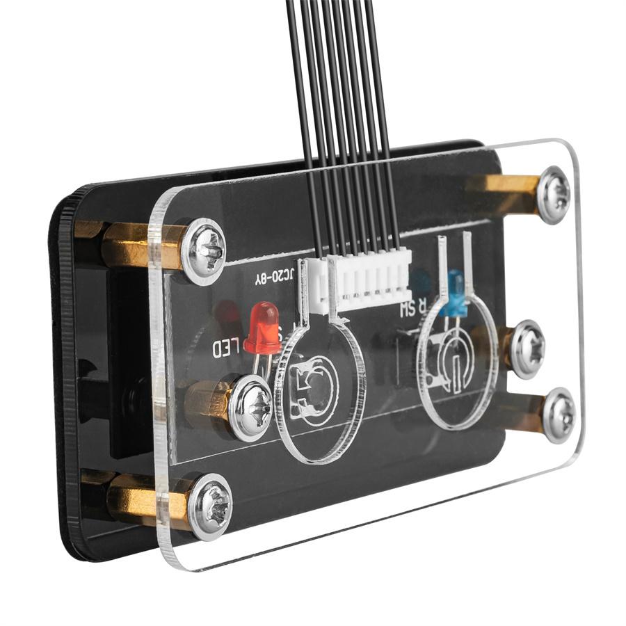 External switch for desktop computer, power on button + restart button, Power supply button for PC case
External switch for desktop computer, power on button + restart button, Power supply button for PC case