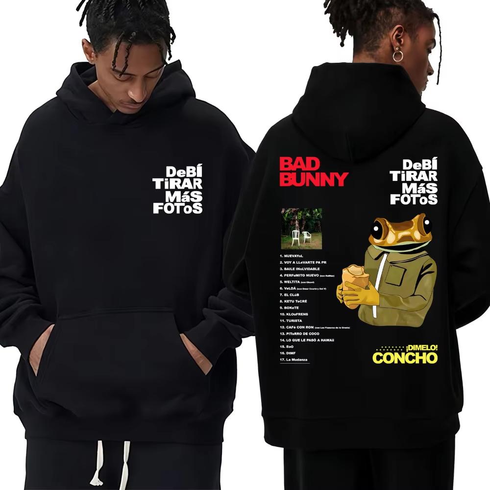 Bad Bunny Debi Tirar Mas Fotos Album Tour Hoodie Men s Fashion Hip Hop Popular Pullover Fleece Oversized Sweatshirts S
Bad Bunny Debi Tirar Mas Fotos Album Tour Hoodie Men s Fashion Hip Hop Popular Pullover Fleece Oversized Sweatshirts S