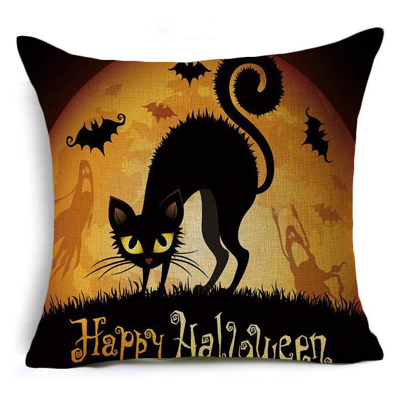 Новая Хэллоуинская наволочка Подушка для машины дивана Льняная подушка 45*45cm
Новая Хэллоуинская наволочка Подушка для машины дивана Льняная подушка 45*45cm