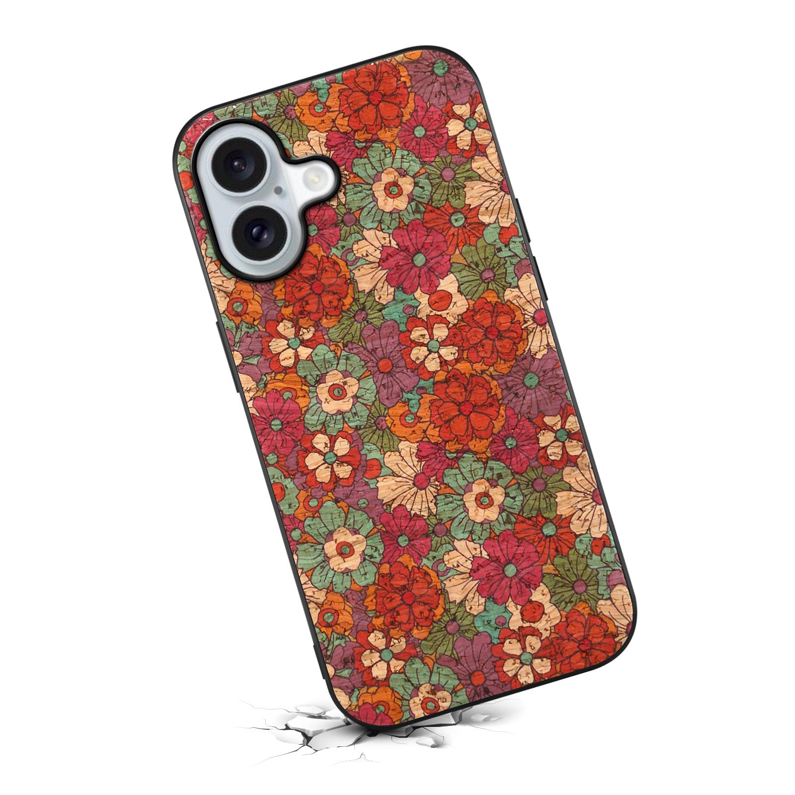 For iPhone 16 Case Flower Print PU Leather+PC+TPU Phone Cover
For iPhone 16 Case Flower Print PU Leather+PC+TPU Phone Cover
