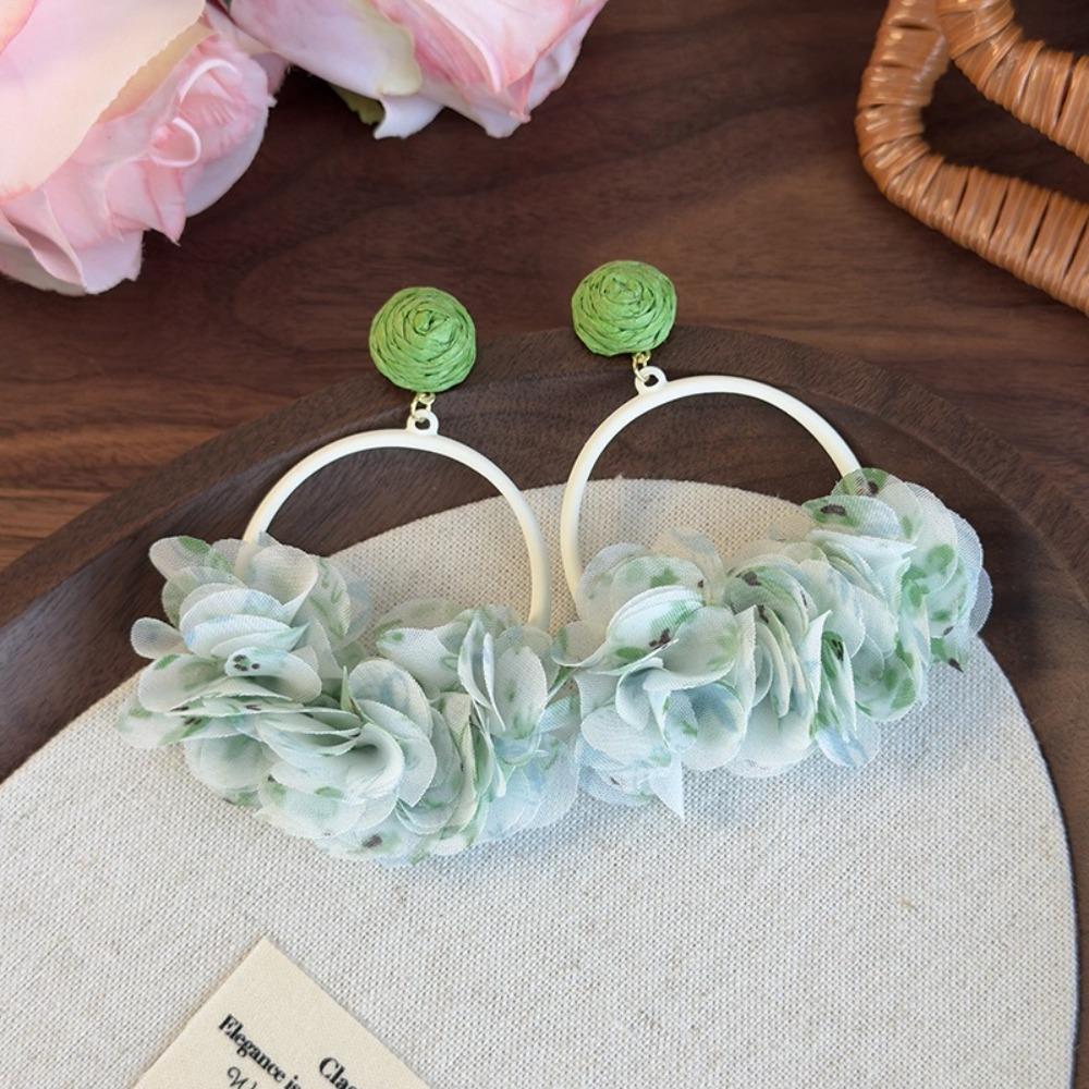 Sweet Mesh Flower Earrings Colorful Exaggerated Earrings Fashion Drop Earrings Vacation жовтий
Sweet Mesh Flower Earrings Colorful Exaggerated Earrings Fashion Drop Earrings Vacation жовтий
