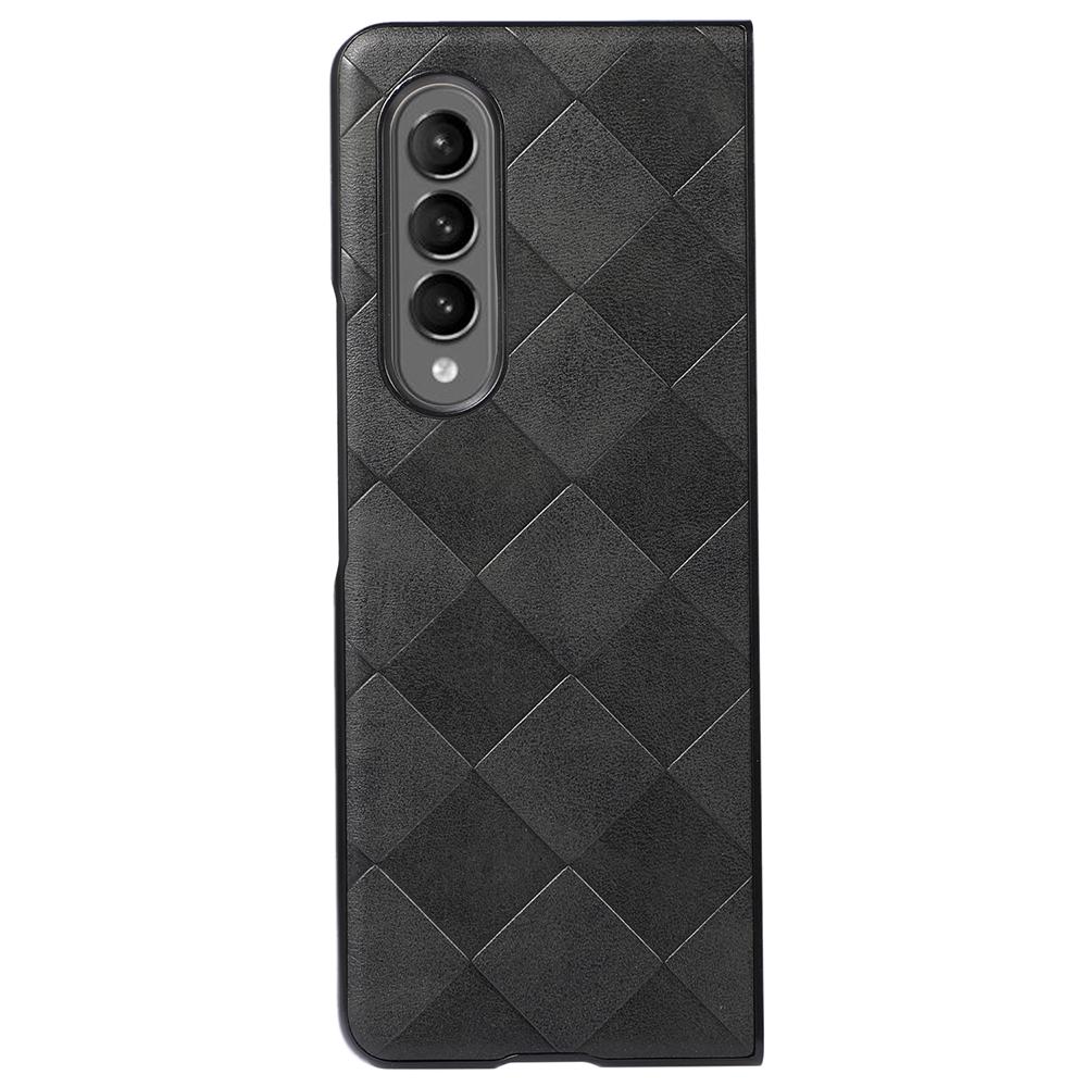 Grid Texture Phone Case for Samsung Galaxy Z Fold3 5G,PU Leather Coated PC+TPU Hybrid Cover Shell Black
Grid Texture Phone Case for Samsung Galaxy Z Fold3 5G,PU Leather Coated PC+TPU Hybrid Cover Shell Black