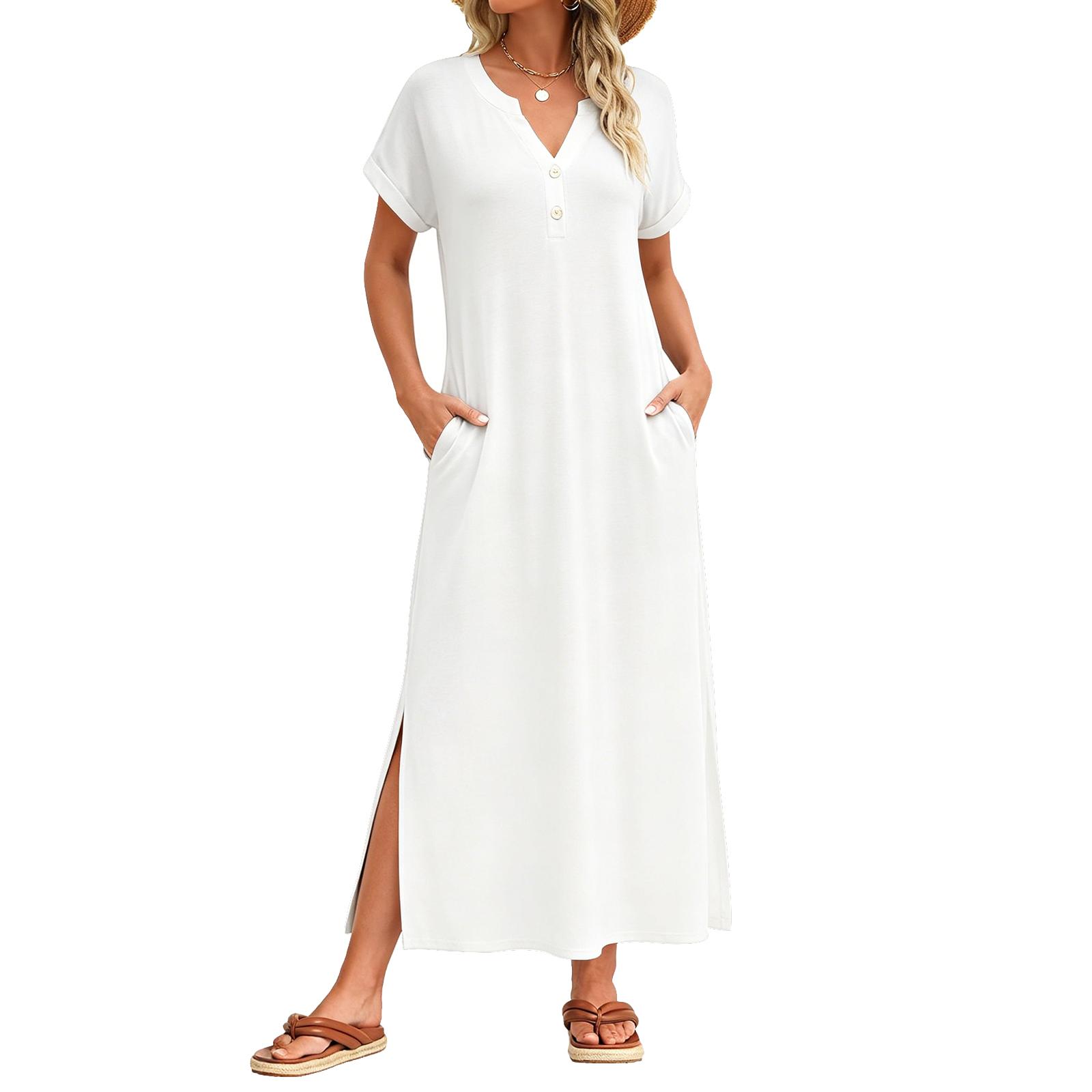 Women s Fashionable Casual -Color Dress XL білий
Women s Fashionable Casual -Color Dress XL білий