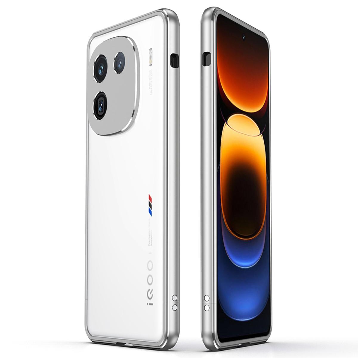 For vivo iQOO 12 5G Bumper Case Metal Frame Lock Phone Protective Frame Silver
For vivo iQOO 12 5G Bumper Case Metal Frame Lock Phone Protective Frame Silver