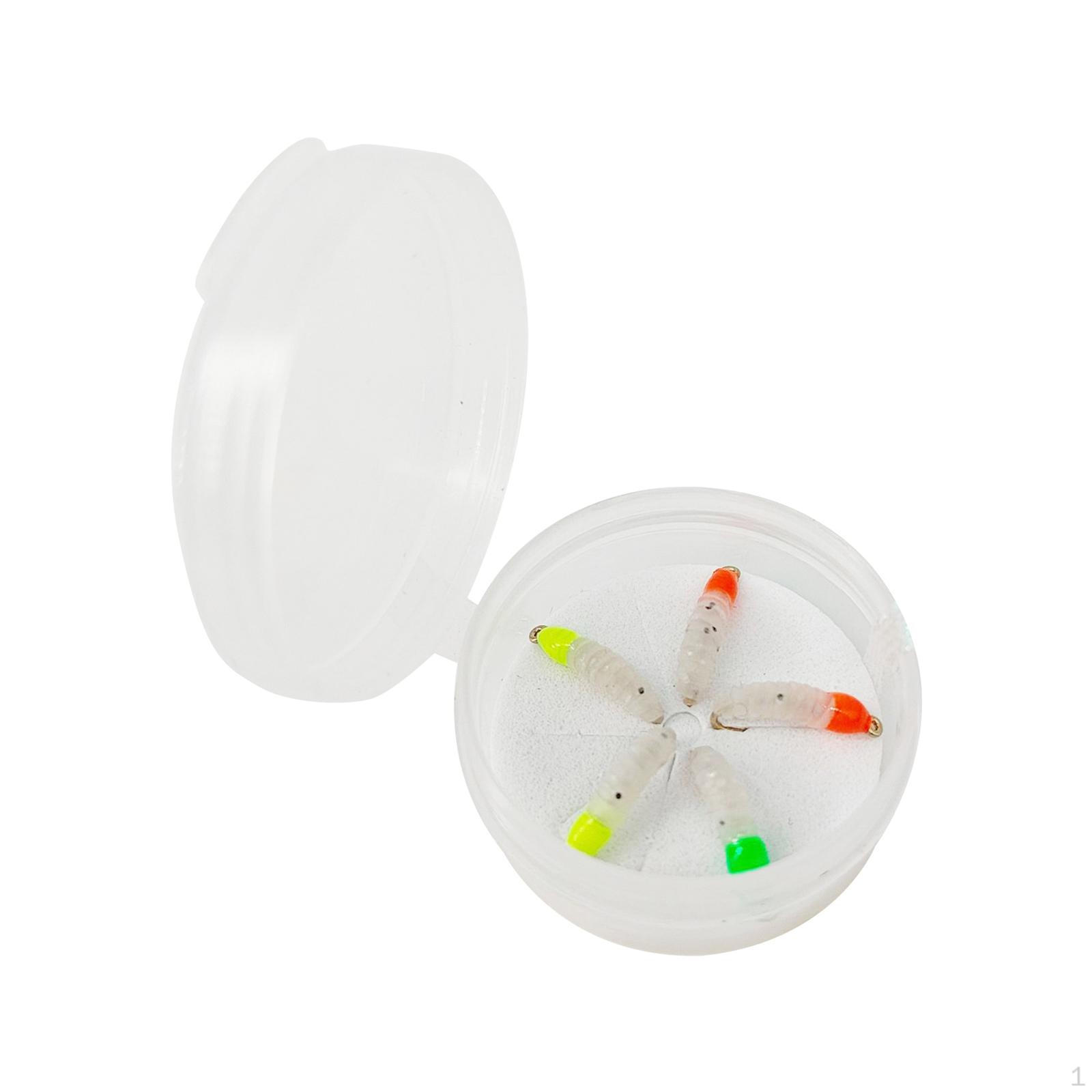 5 Pieces Artificial Baits Fly Fishing Lures Freshwater Saltwater Soft with Hook 1.06cmx0.47cm
5 Pieces Artificial Baits Fly Fishing Lures Freshwater Saltwater Soft with Hook 1.06cmx0.47cm