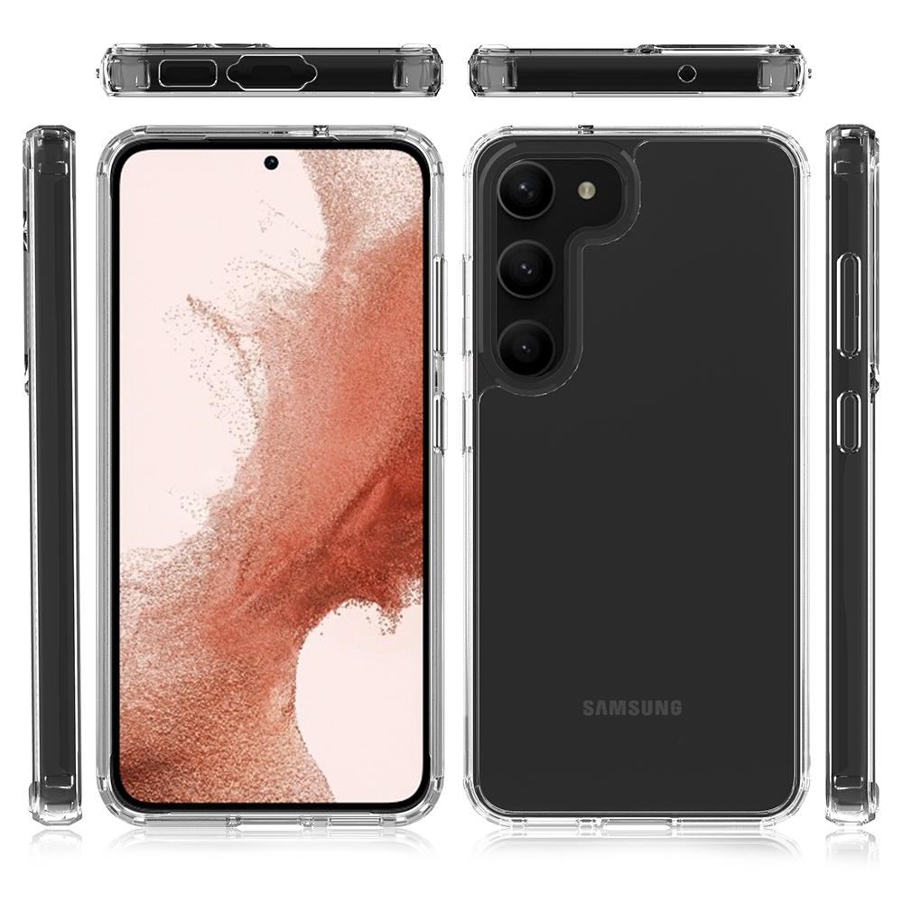 For Samsung Galaxy S23+ Scratch Proof Acrylic+TPU Cellphone Case Anti-yellowing Clear Phone Cover Black
For Samsung Galaxy S23+ Scratch Proof Acrylic+TPU Cellphone Case Anti-yellowing Clear Phone Cover Black