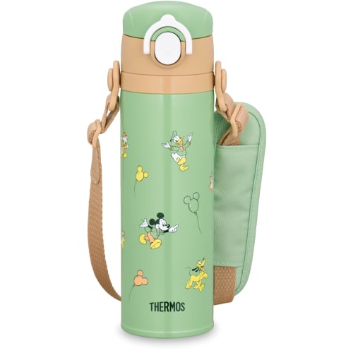 Thermos Water Bottle, Vacuum Insulated Kids Mobile Mug, 500ml, Mickey Green, Removable Strap, Comes with Shoulder Pads that are Gentle on Shoulders, F
Thermos Water Bottle, Vacuum Insulated Kids Mobile Mug, 500ml, Mickey Green, Removable Strap, Comes with Shoulder Pads that are Gentle on Shoulders, F