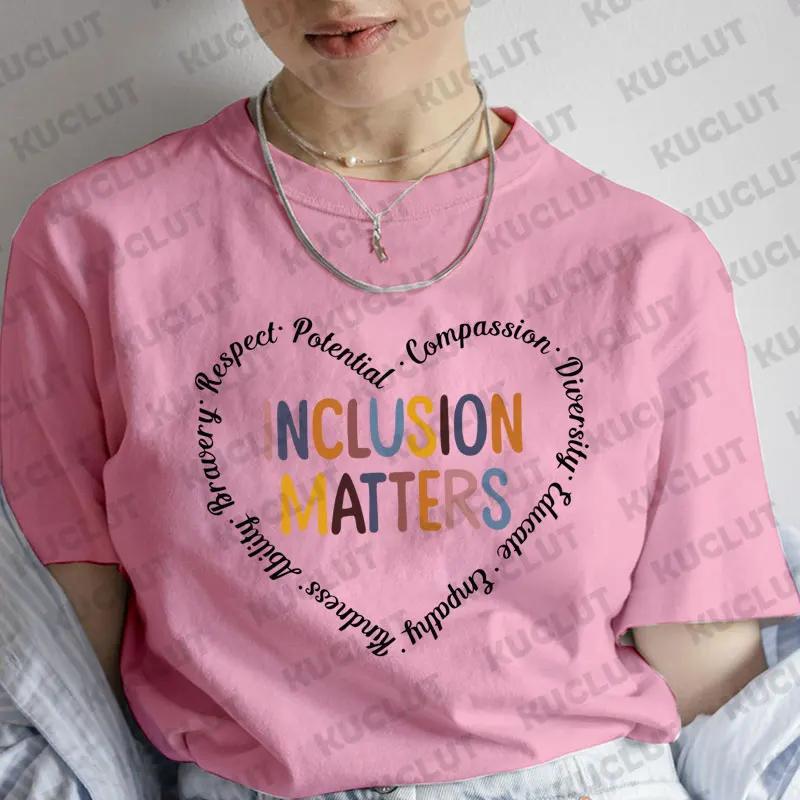 T-shirts for Unisex Autism Awareness T-shirt Inclusion Matters Y2k Graphic Tops Fashion Summer Short Sleeve Tees Femme Clothing 4XL
T-shirts for Unisex Autism Awareness T-shirt Inclusion Matters Y2k Graphic Tops Fashion Summer Short Sleeve Tees Femme Clothing 4XL