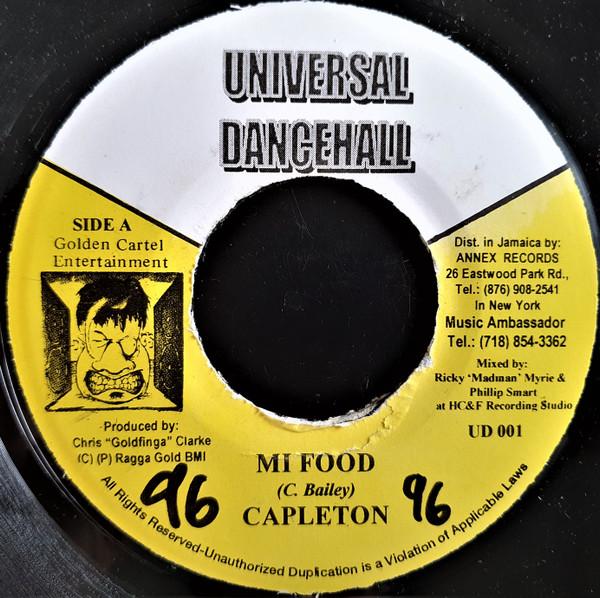 7-дюймовая пластинка CAPLETON - Mi Food UD001 Universal Dance 2000 Ямайка Регги, Ска и Даб Б/У
7-дюймовая пластинка CAPLETON - Mi Food UD001 Universal Dance 2000 Ямайка Регги, Ска и Даб Б/У