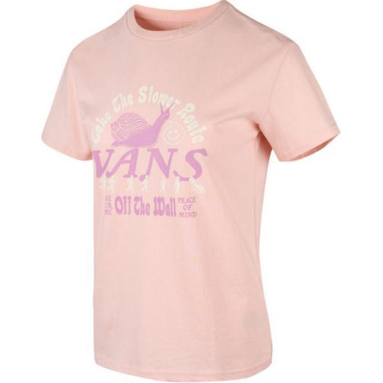 Vans Snails Tee Comfortable Round Neck Short Sleeve Regular T-Shirt Women Tops Pink VN000GTJCHN L
Vans Snails Tee Comfortable Round Neck Short Sleeve Regular T-Shirt Women Tops Pink VN000GTJCHN L